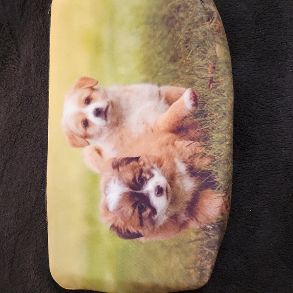 NEW- Cosmetic Bag, Storage Bag - Dogs